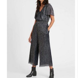 NEW Metallic Cropped Jumpsuit